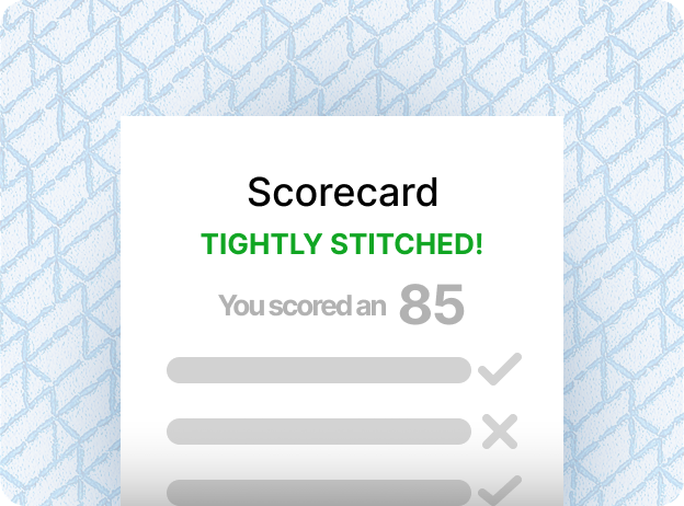 Receive scorecard 2x